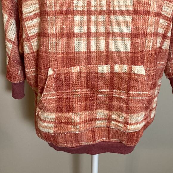 Taylor & Sage Plaid Knit Dolman Style Sweater Sz M - Picture 4 of 14
